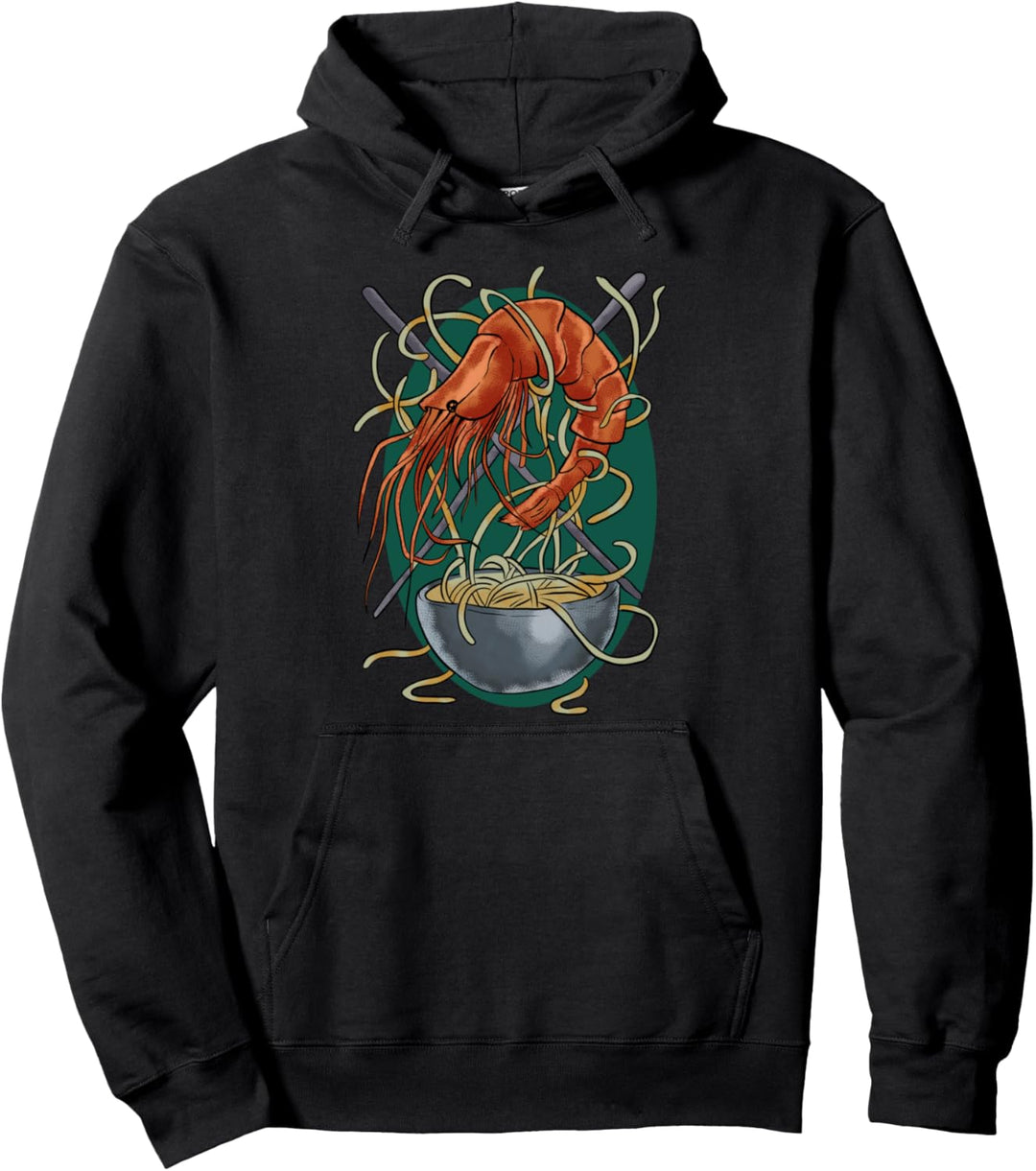 Ramen Garnele Shrimp Pullover Hoodie