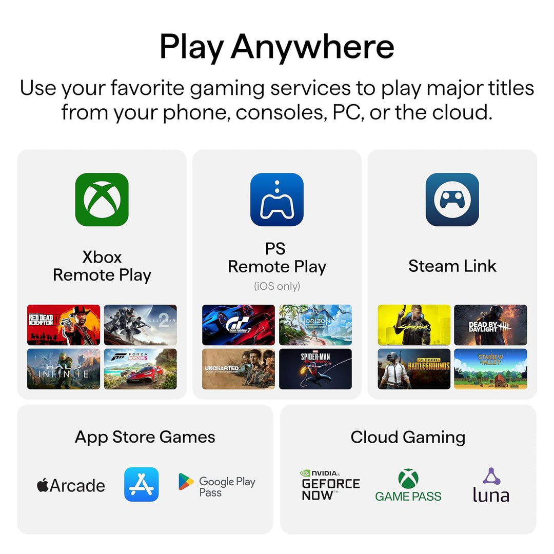 BACKBONE One Mobiler Gaming-Controller für das Android & iPhone 15/16 Series (USB-C) - PlayStation E