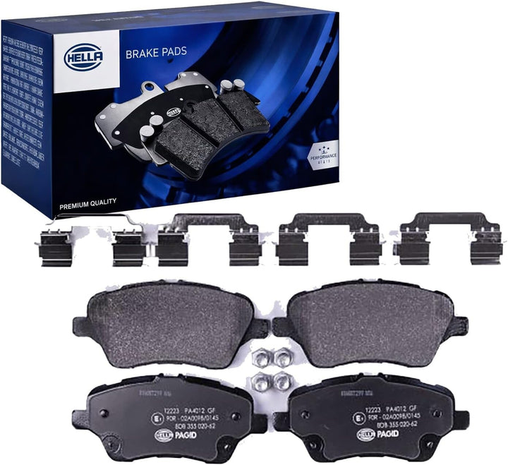 HELLA PAGID 8DB 355 020-621 Bremsbelagsatz - T2223 - Dicke/Stärke: 16.7mm - Bremssystem: TRW - nicht
