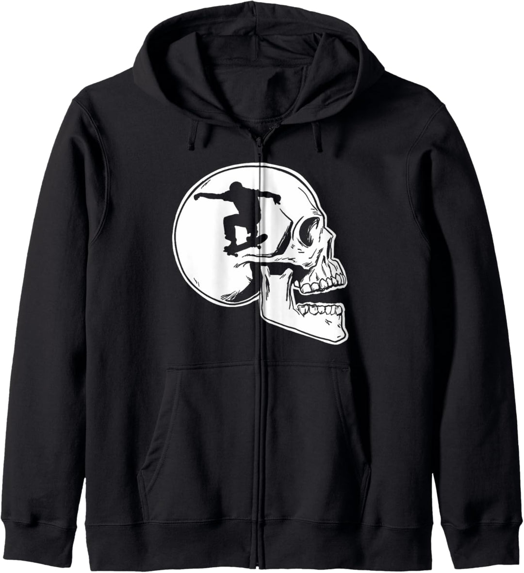 Skateboard Skull Kapuzenjacke