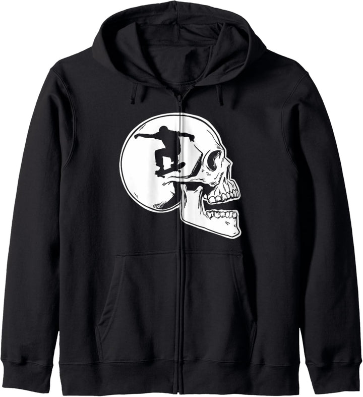 Skateboard Skull Kapuzenjacke