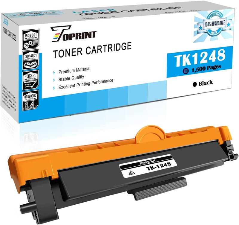 TOPRINT Kompatible Tonerkartusche TK-1248 TK1248 TK 1248 1T02Y80NL0 1500 Seiten Schwarz für Kyocera