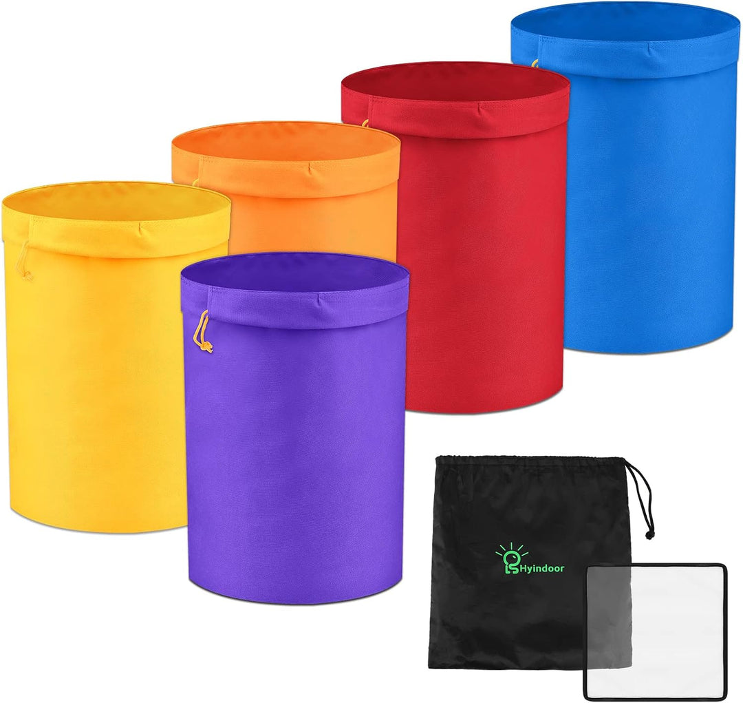 Hyindoor Bubble Bags 4L 1 Gallonen 5 Bags Bubble Hash Bag Ice-O-Lator Krautig EIS Essenz Extractor K
