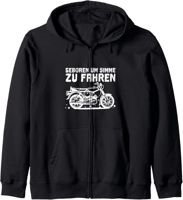 Geboren um S-51 Zu Fahren Simson S51 Kapuzenjacke