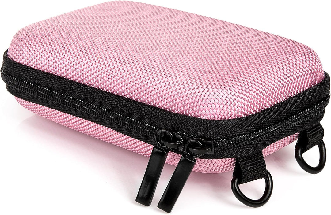 Baxxtar Hardcase Pure PINK S Kameratasche für Digitale Kompaktkameras mit Schultergurt und Gürtelsch