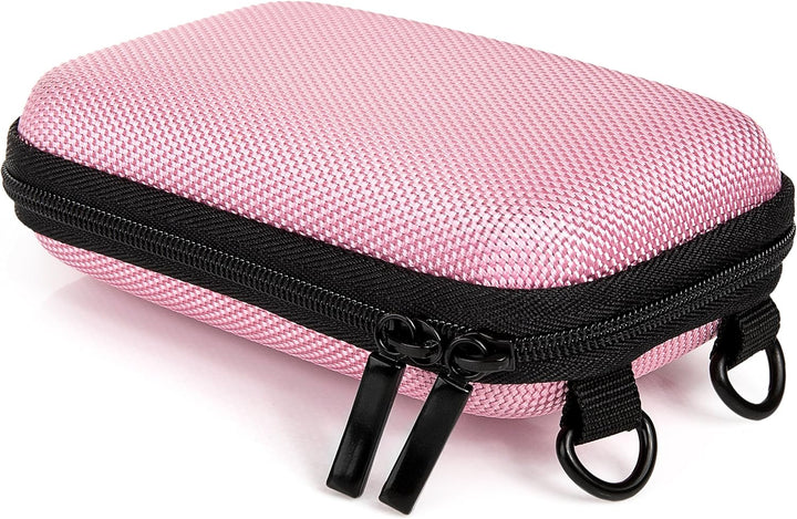 Baxxtar Hardcase Pure PINK S Kameratasche für Digitale Kompaktkameras mit Schultergurt und Gürtelsch