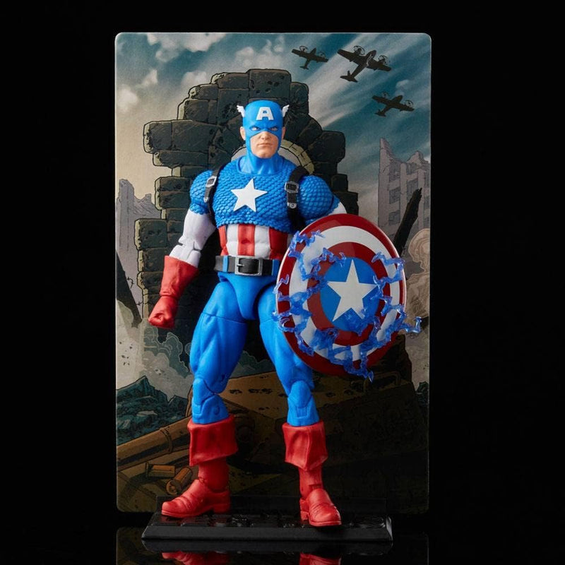 Marvel Legends Series 20th Anniversary Series 1 Captain America, 15 cm grosse Action-Figur zum Samme