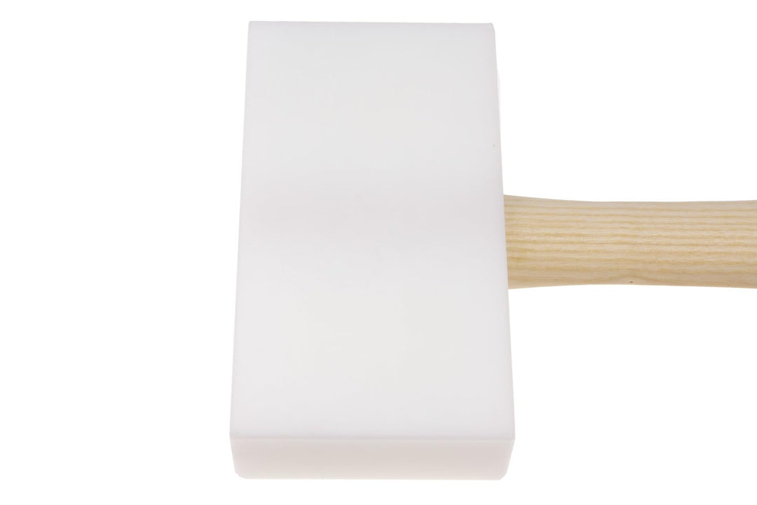STUBAI Kunststoffhammer eckig 155 × 85 × 35 mm | hochschlagfester, splitterfreier Kunststoffkopf | r