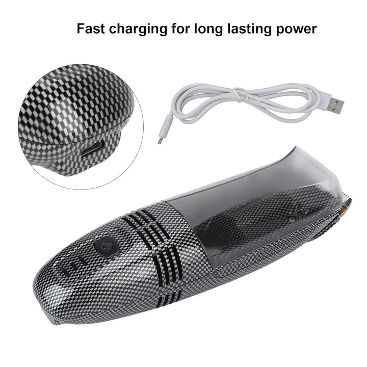 TOPINCN Wiederaufladbarer Haarschneider, USB-Aufladung, Automatischer Haarschneider für Erwachsene u