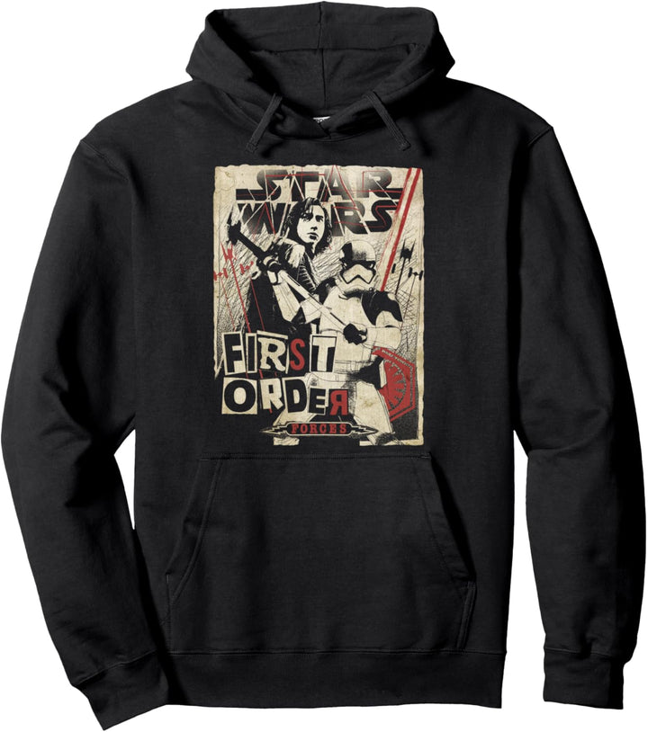 Star Wars The Last Jedi Kylo Ren First Order Paper Poster Pullover Hoodie