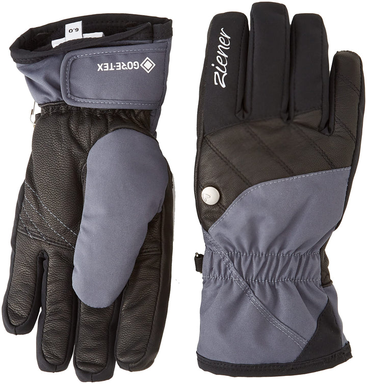 Ziener Damen Keala Ski-Handschuhe/Wintersport | Gore-Tex, extra warm, PFC frei 6 ombre, 6 ombre