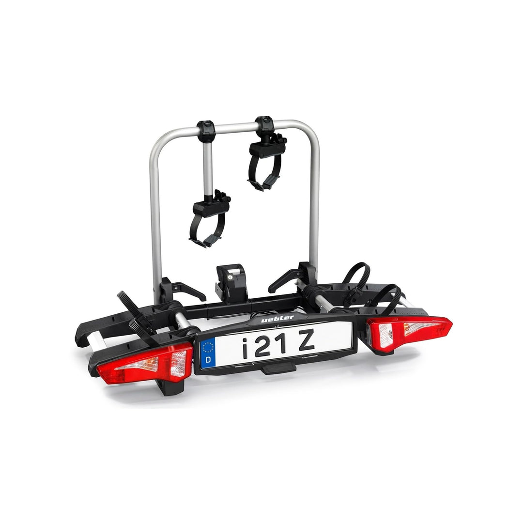 Uebler i21z Fahrradträger AHK 90Grad mit Zahnband für 2 Räder/Ebikes