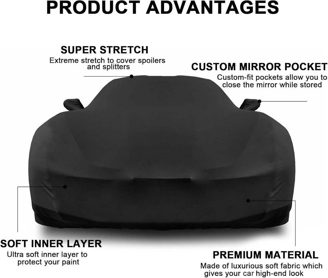 Auto Abdeckplane Kompatibel mit Porsche 718 Boxster/Cayman 986/987/981/982 Base/S/T/GTS 4.0/GT4/GT4