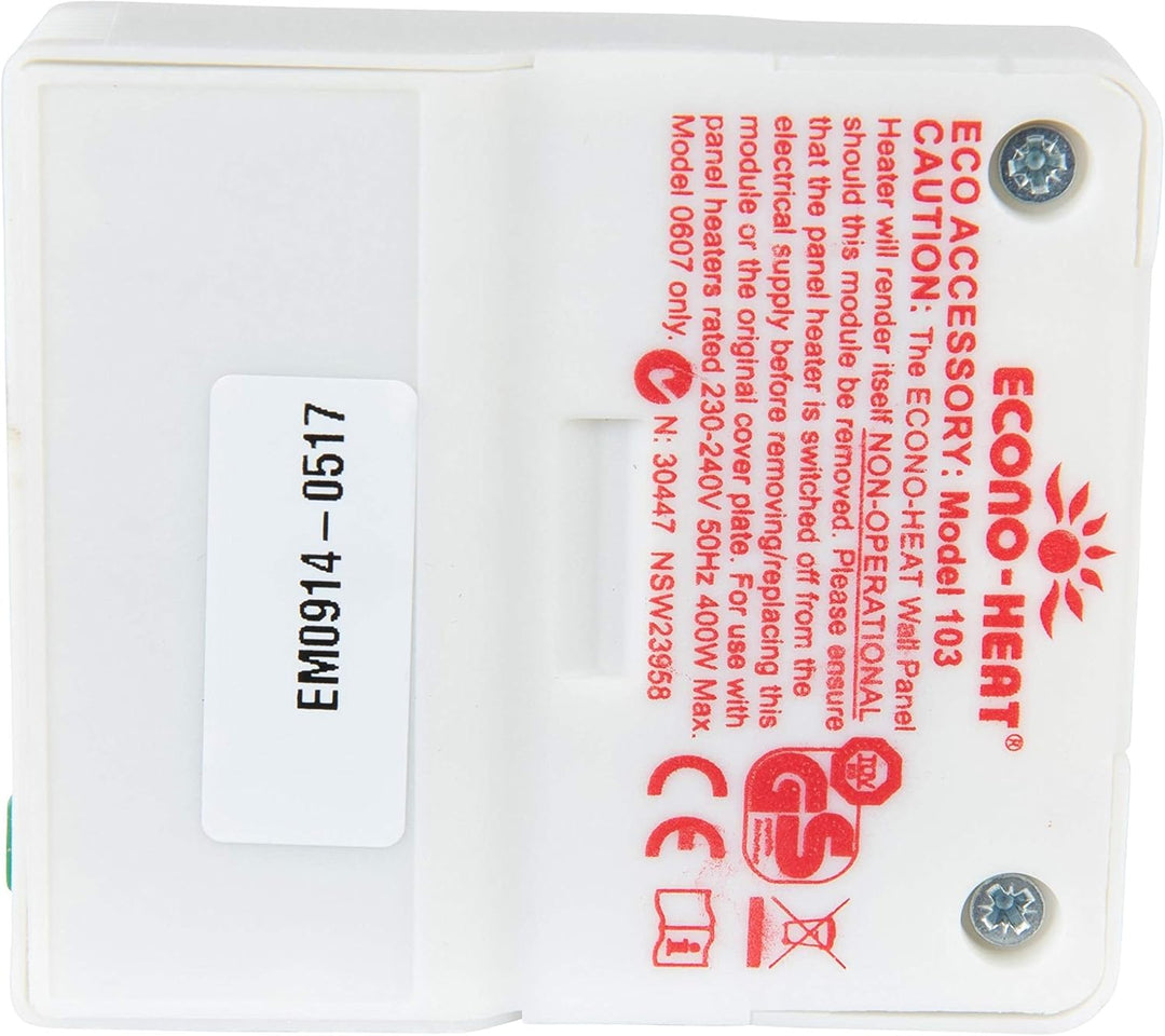 Thermostat Modell 103, kompatibel mit der eHeater Wandheizung G4 Modell 0607