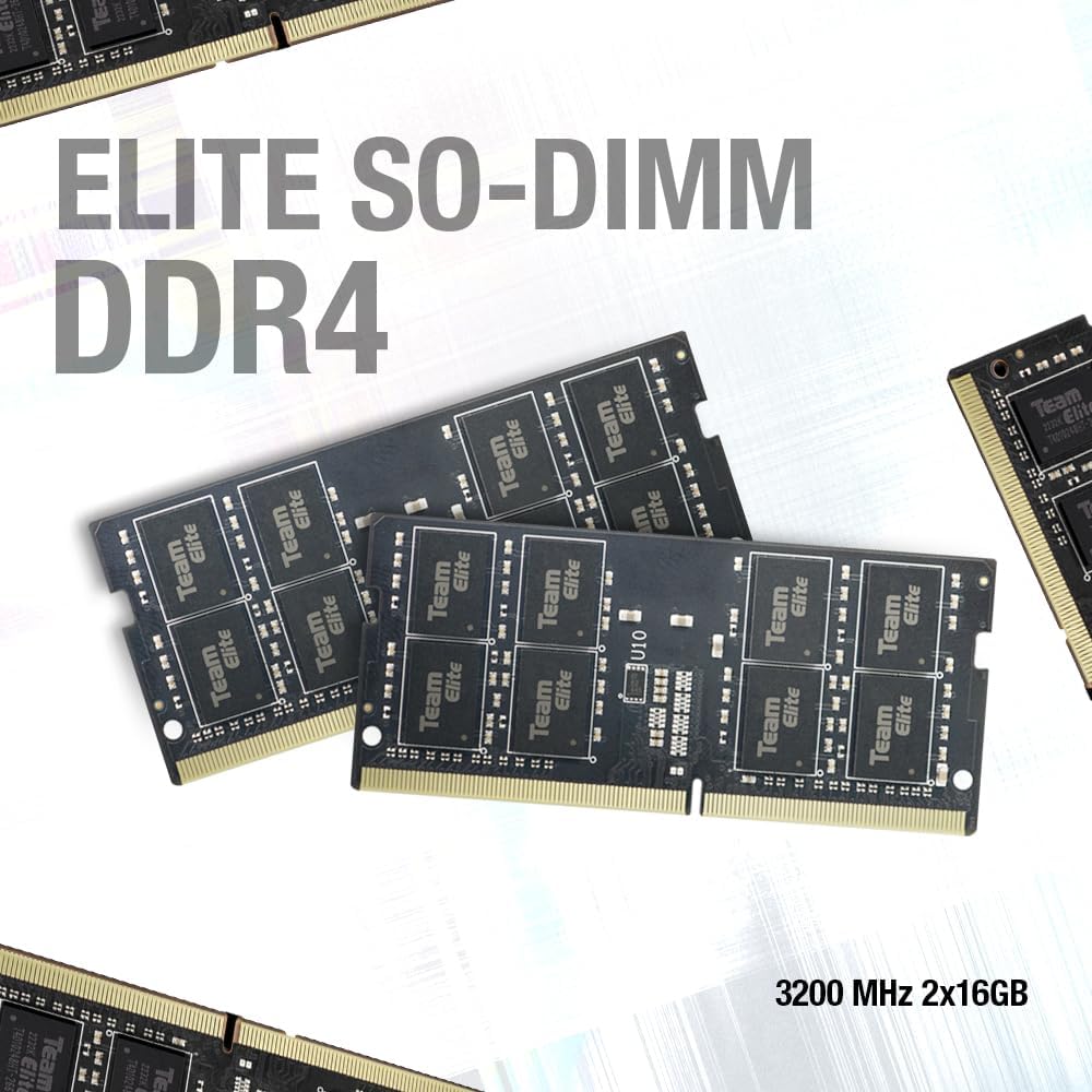 Team Group Elite TED416G3200C22-S01 Memory Module 16 GB 1 x 16 GB DDR4 3200 MHz 16GB Classic multico