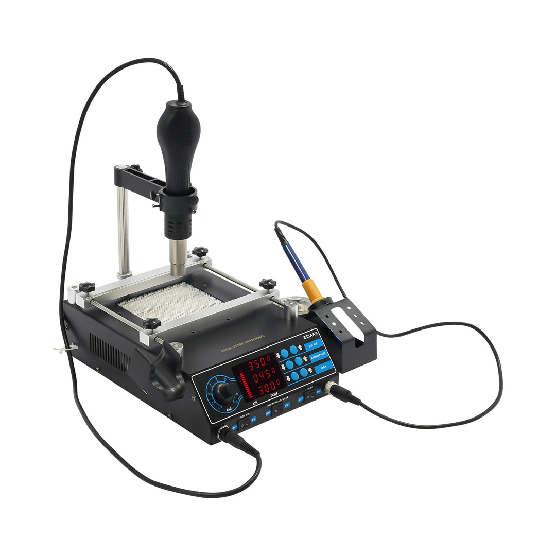 Heissluft Lötstation mit einstellbarer Temperatur 100-480℃,automatisch Standby 212 ° F,1200W,Einstel