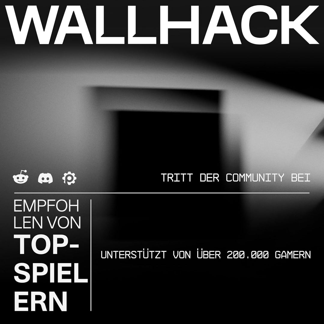 Wallhack SP-004A Glas Gaming Mauspad – 4. Gen mikrogeätzte Oberfläche, grosses Mauspad für Esports,
