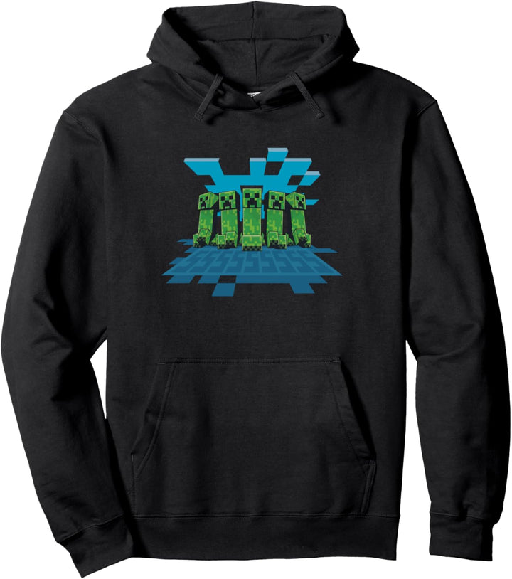 Minecraft Creeper Mob Aufstellung Pullover Hoodie