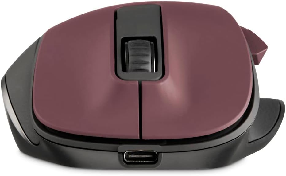 Hama ergonomische Maus (Funkmaus, 6 Tasten, 2,4GHz, BlueWave, 800/1200/1600dpi, optische Maus kabell