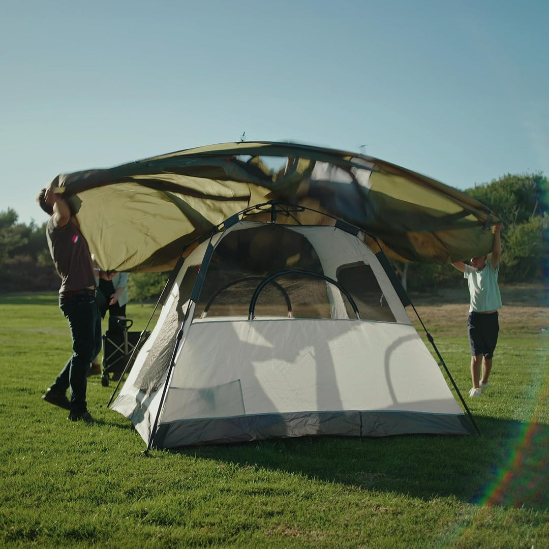 Night Cat Pop Up Zelt Wasserdicht: Wurfzelt for 3 4 Personen Mann Einfache Einstellung für Camping W