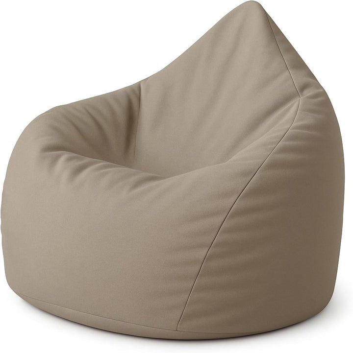 PATCH HOME Patchhome Sitzsack Tropfenform mit Reissverschluss Nachfüllbar - für In &amp; Outdoor - mit S