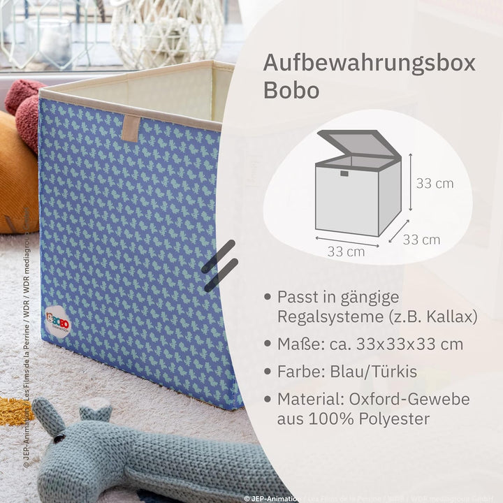 meets Bobo Siebenschläfer Aufbewahrungsbox mit Streuprint für Kinder – Box mit dem beliebten Siebens