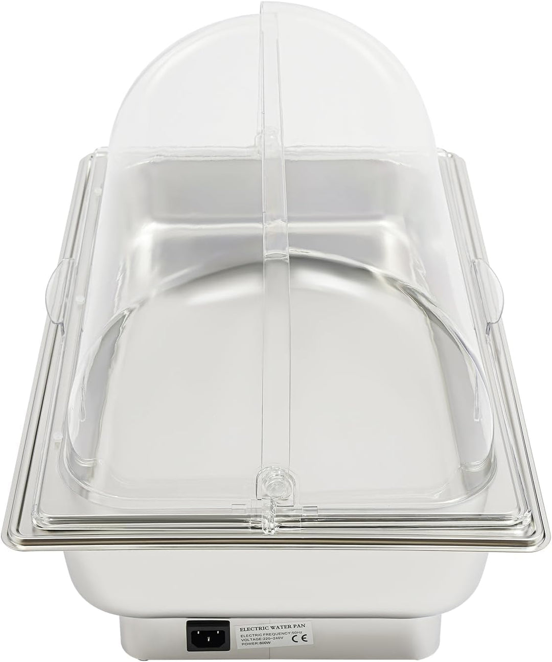 600W Chafing Dish Elektrisch Buffetwärmer Elektrisch Warmhaltebehälter Essen Wärmebehälter für Speis