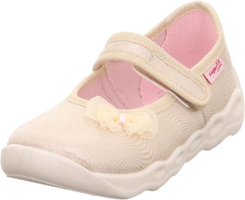 Superfit Bubble Hausschuh 23 EU Weit Beige 4000, 23 EU Weit Beige 4000