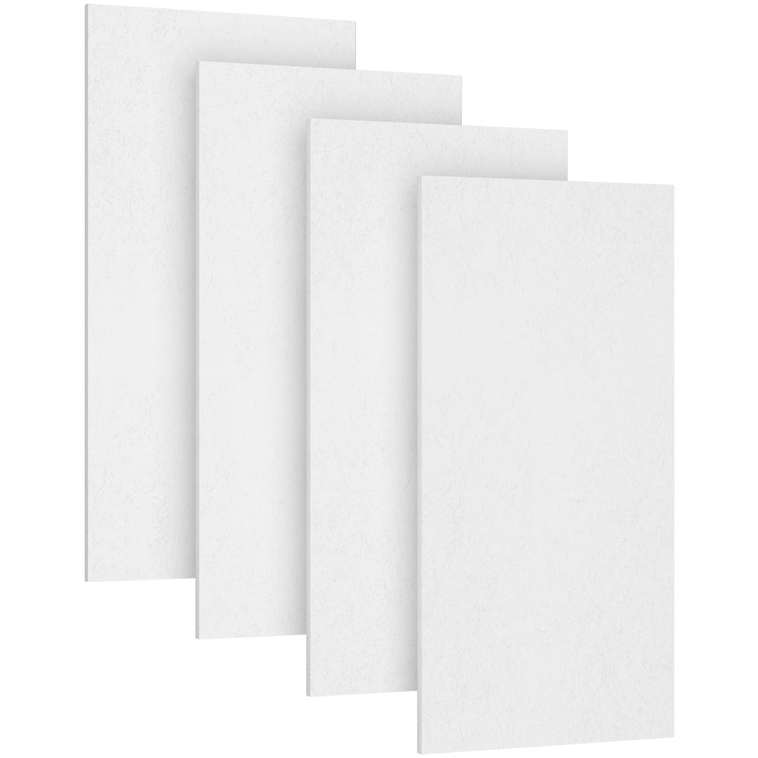 TONOR Gross Akustikpaneele Selbstklebend, 4 Pack 112x55 cm Schallschutzplatten Akustikplatten für Wa