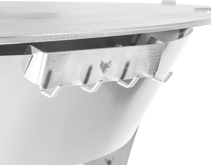 BBQ Grillbesteckhalter für FENNEK Feuerschale Allround | Für Grillbesteck, Zubehör und mehr | mit 4