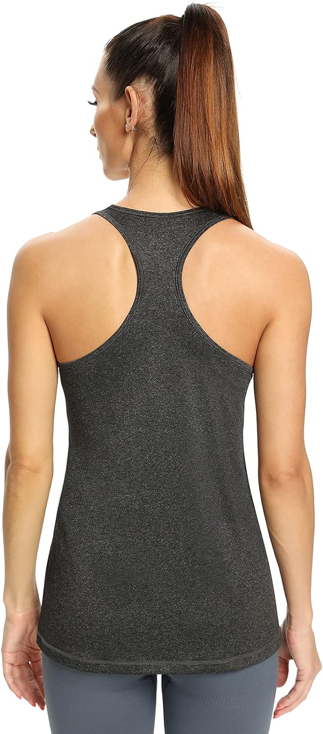 vislivin Sport-Tanktops für Damen Racerback Yoga Athletic Tanks Frauen Lauftraining Gym Unterhemd -