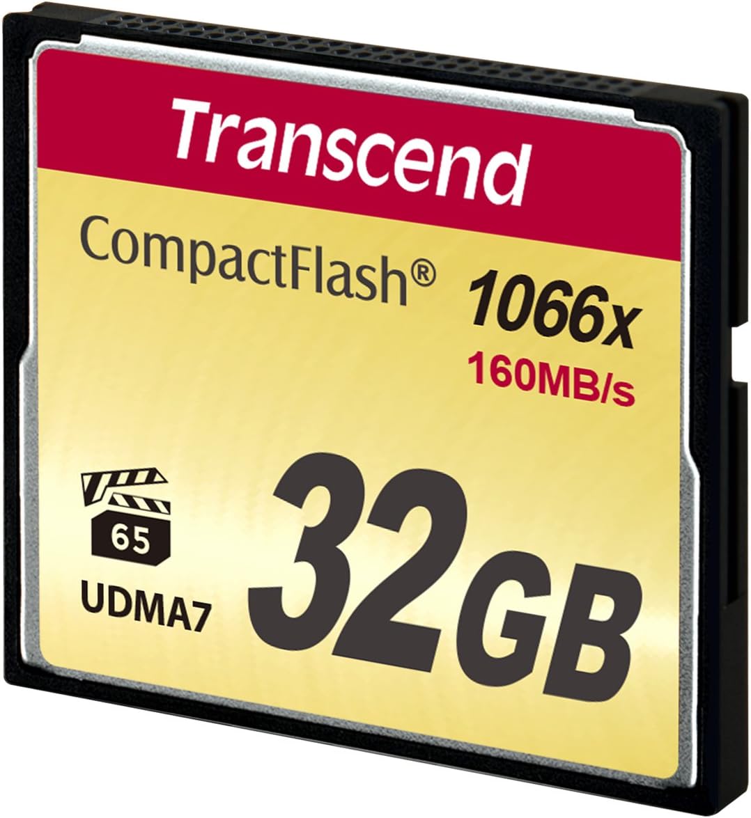 Transcend 32GB CompactFlash 1000 Speicherkarte TS32GCF1000 32GB CF1066X, 32GB CF1066X