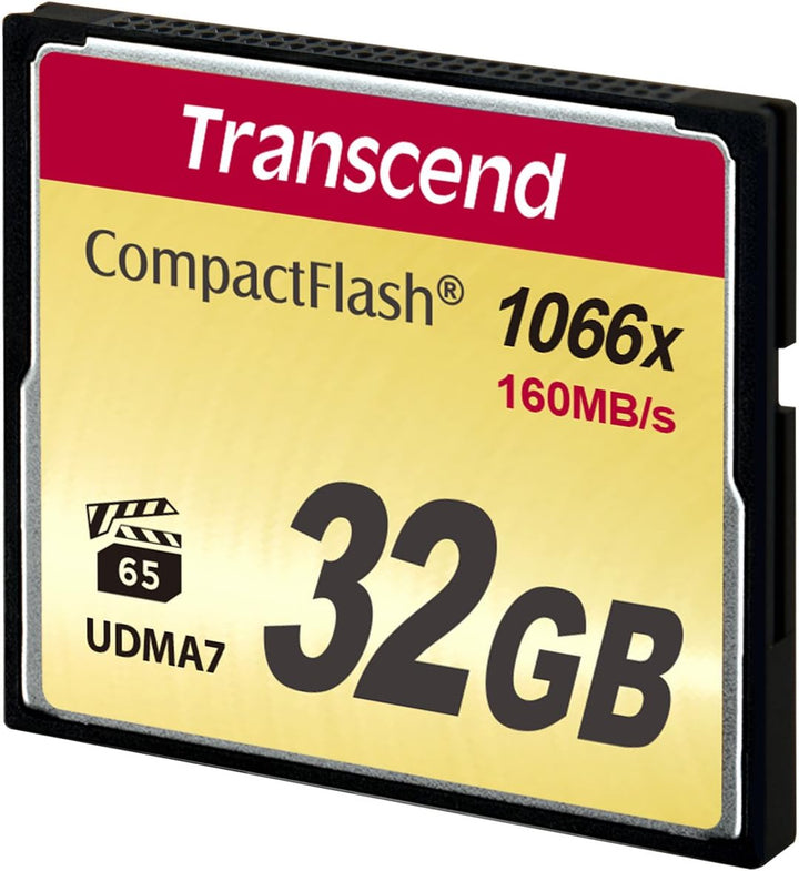 Transcend 32GB CompactFlash 1000 Speicherkarte TS32GCF1000 32GB CF1066X, 32GB CF1066X