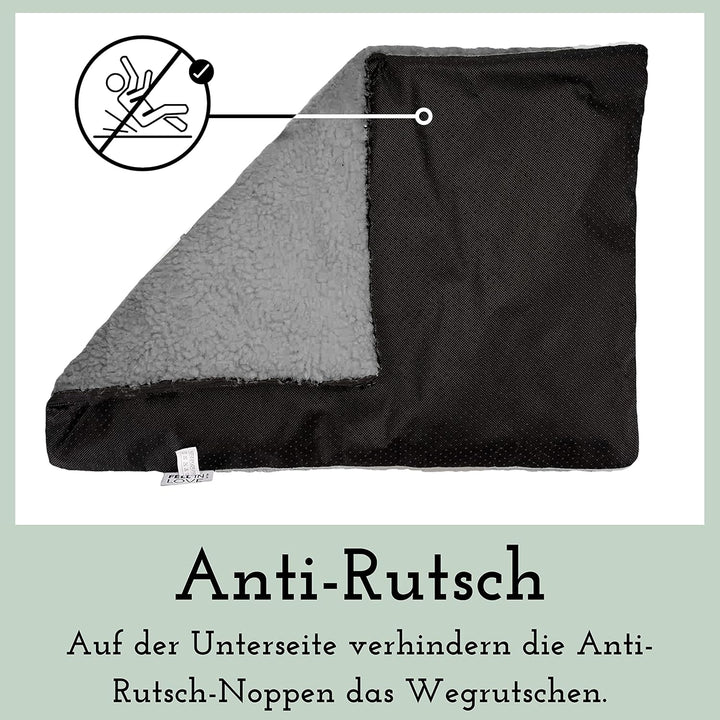 Fellou Heizdecke Katze 60 x 40 cm - Selbstheizende Decke Katze - Waschbar & Knisterfrei - Wärmedecke