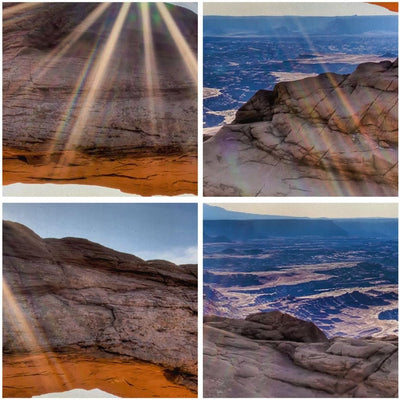 Panorama Bilder auf Leinwand 100x40cm Leinwandbild Felsen Ansicht Landschaft Gross Wanddeko Bild Sch