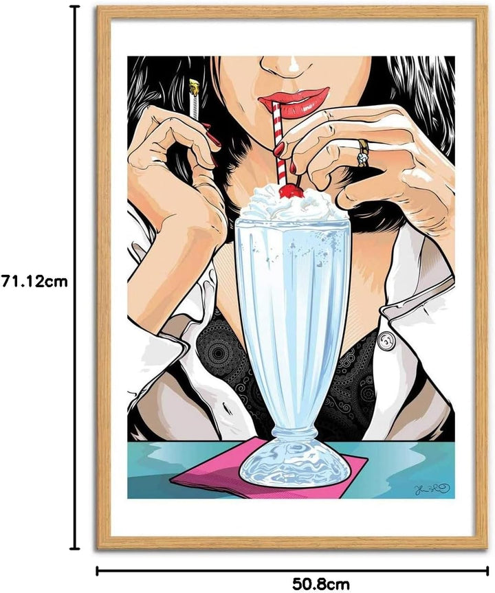Art-Poster - Mia Wallace - Joshua Budich