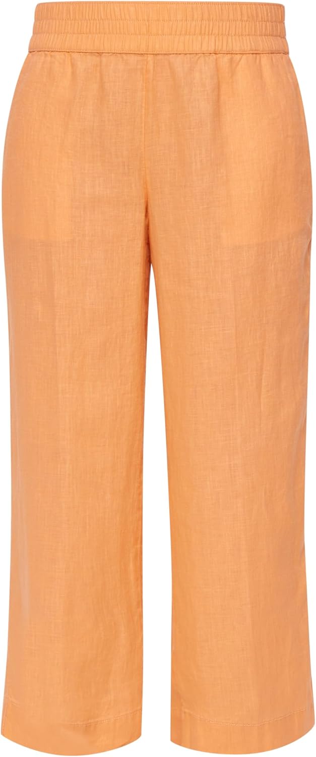 s.Oliver Relaxed: Hose mit Allover-Print 32 Orange 2115, 32 Orange 2115