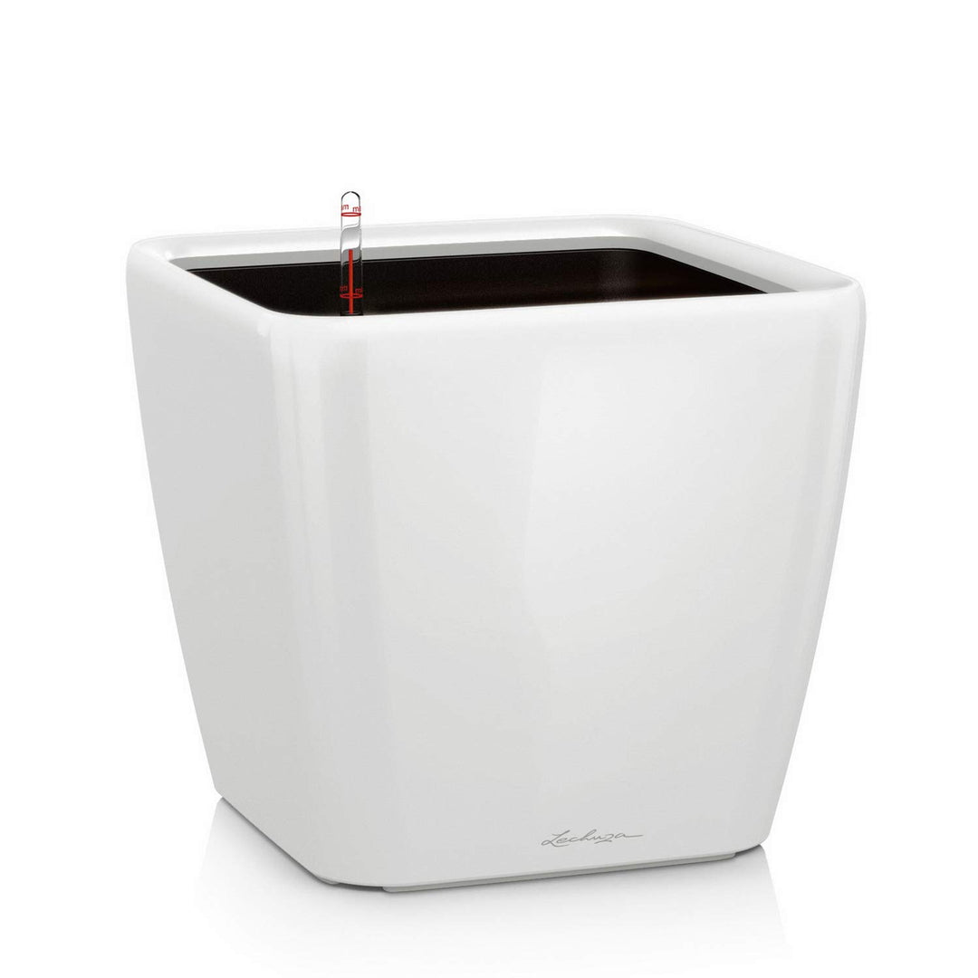 LECHUZA QUADRO Premium LS 43 weiss hochglanz 16180 43x43x40 cm Weiss Hochglanz, 43x43x40 cm Weiss Ho