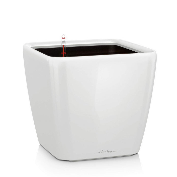 LECHUZA QUADRO Premium LS 43 weiss hochglanz 16180 43x43x40 cm Weiss Hochglanz, 43x43x40 cm Weiss Ho