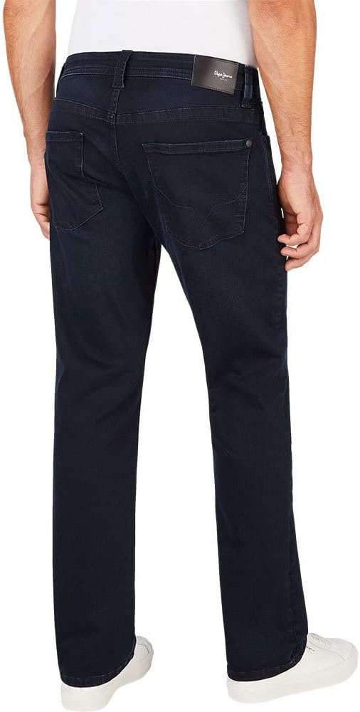 Pepe Jeans Herren Kingston Zip Jeans 30W / 34L Blue (Denim-wn8), 30W / 34L Blue (Denim-wn8)