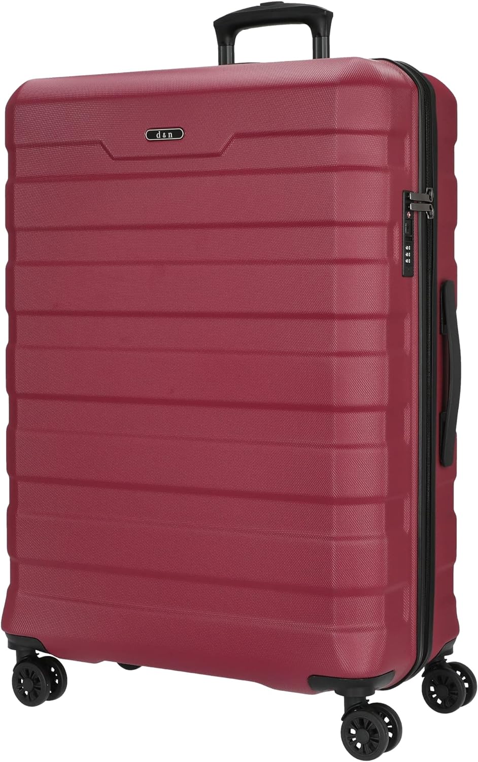 D&N Travel Line 2400-4-Rollen-Trolley L 78 cm pink, Pink