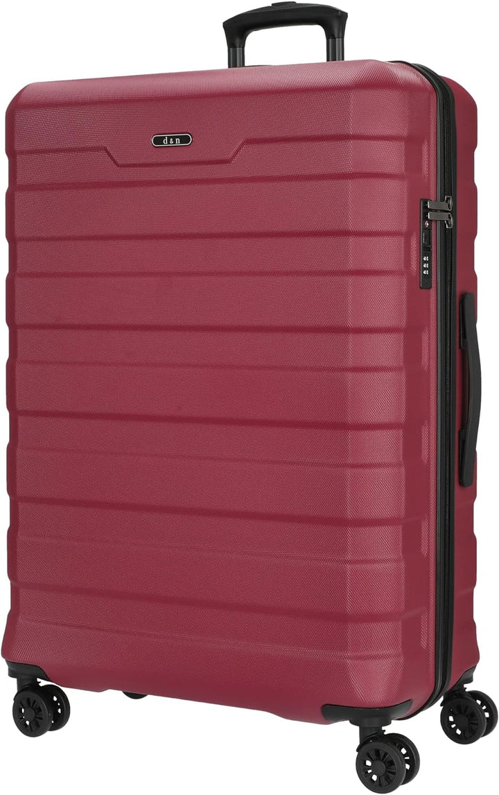 D&N Travel Line 2400-4-Rollen-Trolley L 78 cm pink, Pink