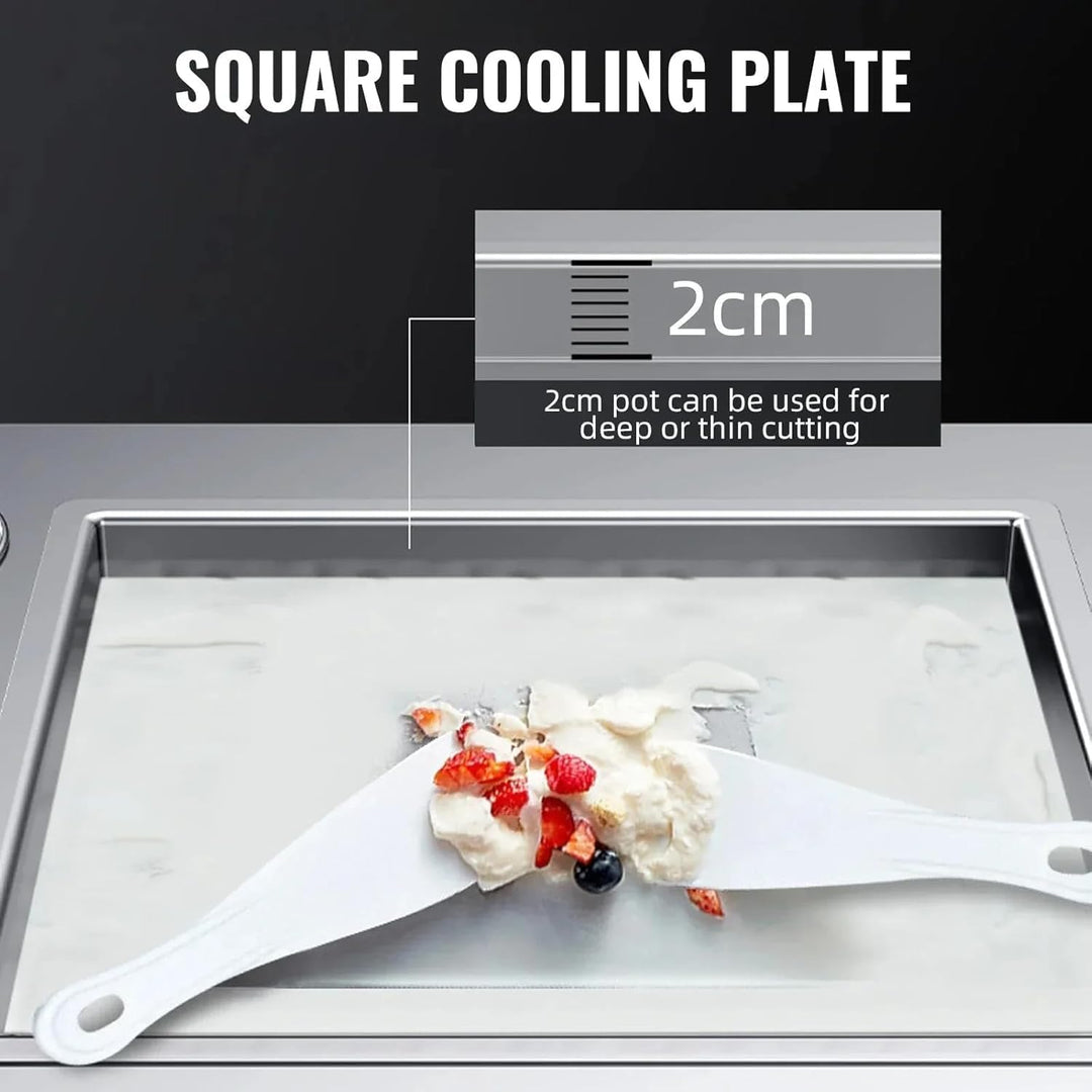 Maschine für frittierte Eisrollen, Gewerbliche Eiscreme Rollmaschine, Kommerzielle Eismaschine，Joghu