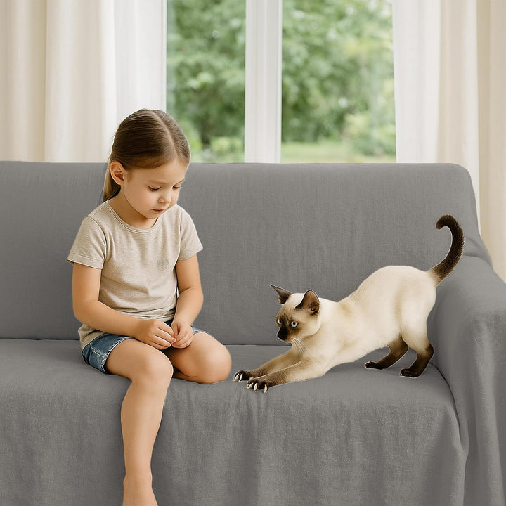 Byour3 - Bettüberwurf Bio-Baumwolle Gemischte Doppelbett Einzelbett Queen Size Bettdecke Sommer Früh