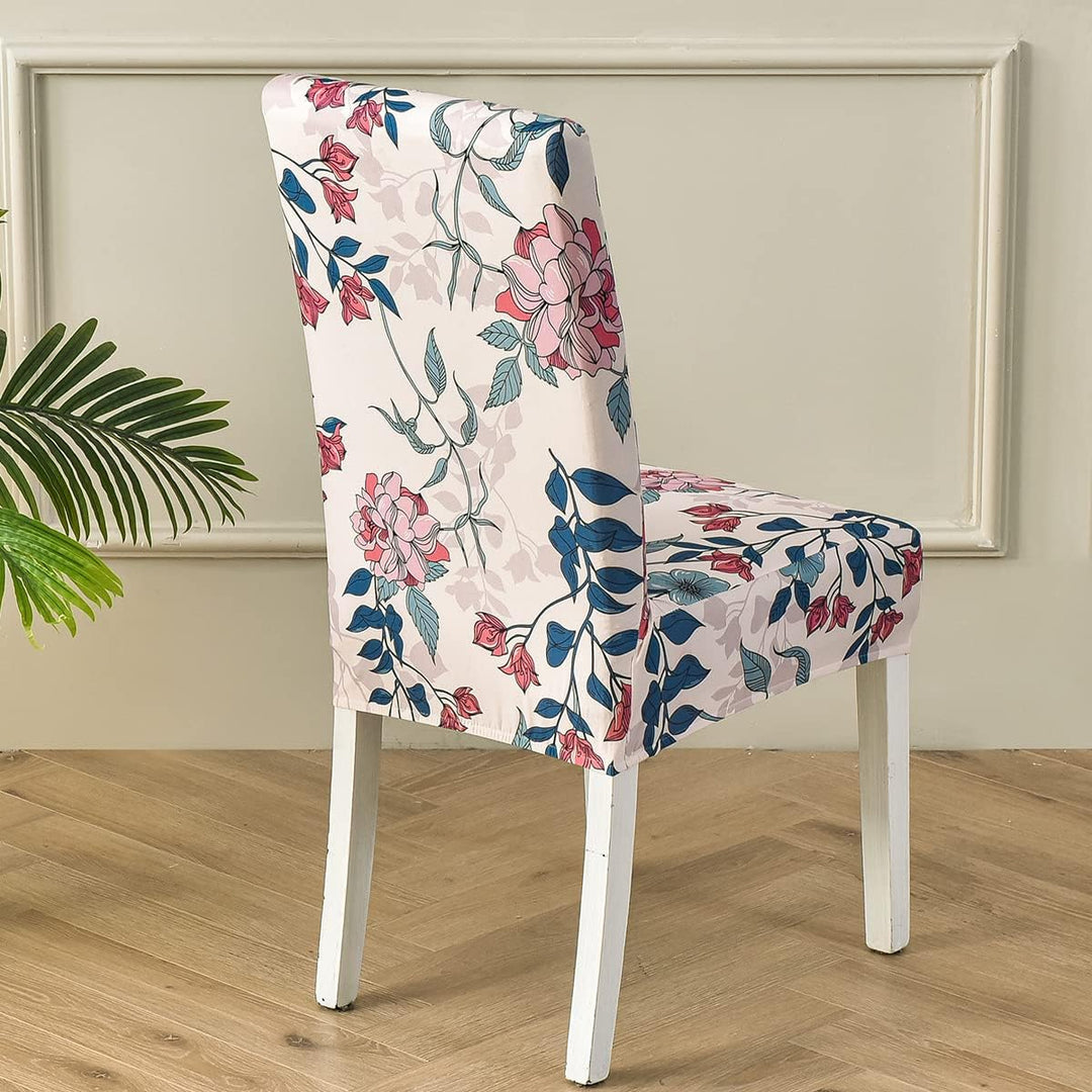 HZDHCLH Stuhlhussen 6er Set Stuhlbezüge Stretch abnehmbar, waschbar, Esszimmerstuhl-Schutzsitz für H