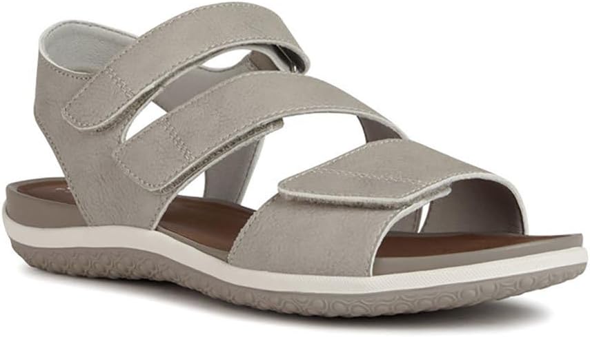 Geox Mädchen D Vega Sandal 35 EU Sand, 35 EU Sand