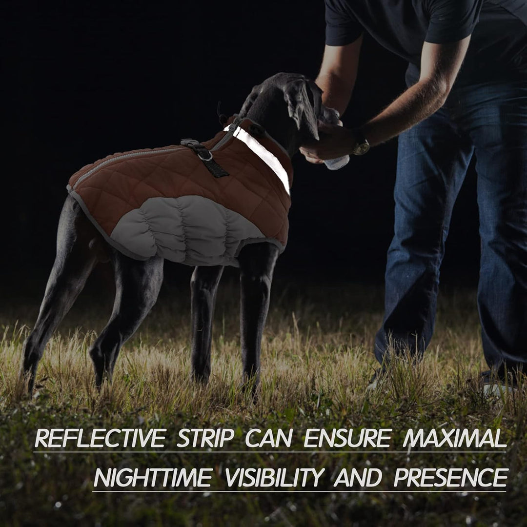 Kuoser Hundejacke Hundemantel für Kleine Hunde Winterweste, Wasserdicht Hunde Wintermantel Jacke Win