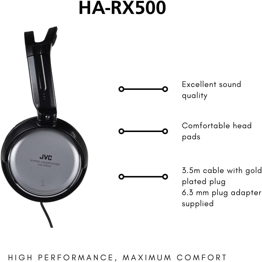 JVC HA-RX500 Dynamic-Sound Over-Ear-Kopfhörer
