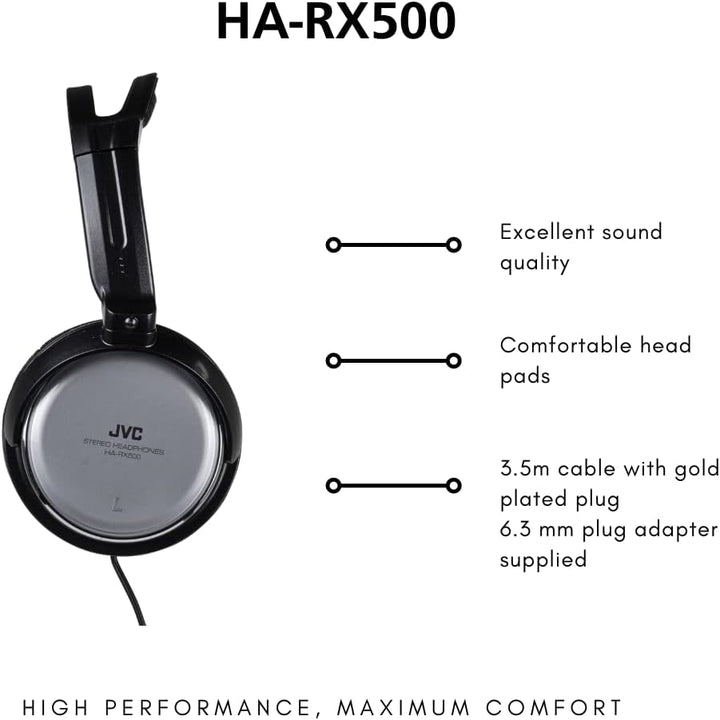 JVC HA-RX500 Dynamic-Sound Over-Ear-Kopfhörer