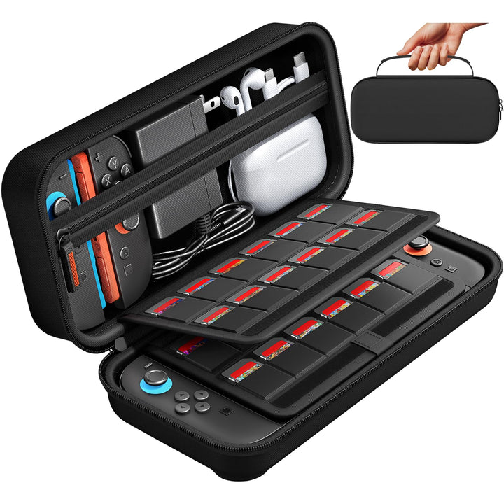 daydayup Tasche Kompatibel mit Nintendo Switch 2-Konsole, Harte Tragetasche Hülle Case für die Ninte